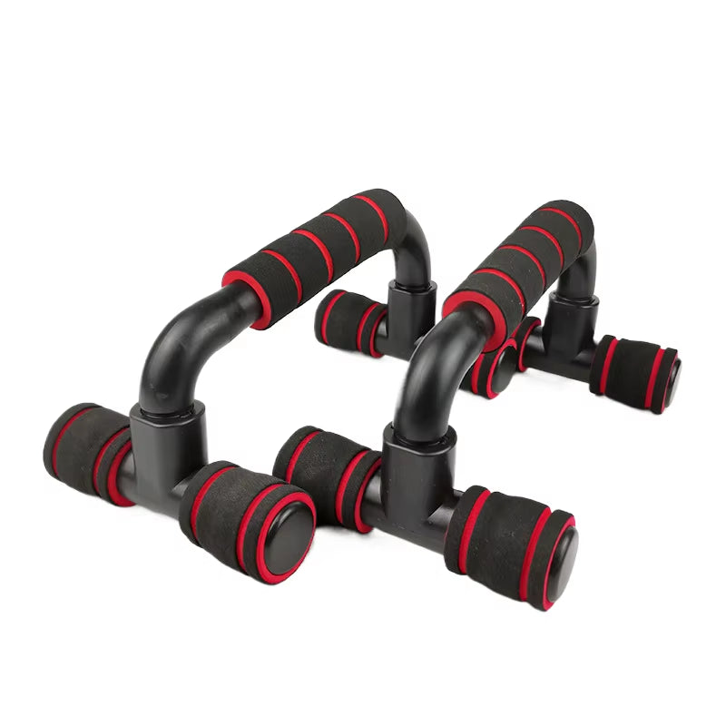 2Pcs Non-Slip Push-Up H-Shaped Support Bar Stand Home Fitness Gym Handles Pushup Bars Exercise Arm Chest Muscle Training Bracket
