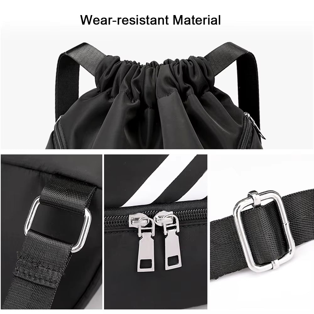 Outdoor Sports Balls Backpack Drawstring Bag Oxford Cloth Basketball Football Organizing Bag Large Capacity Storage Bag